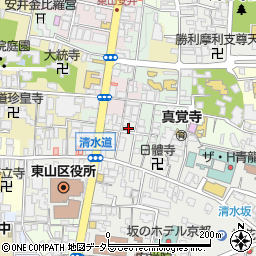 京都府京都市東山区月輪町94周辺の地図