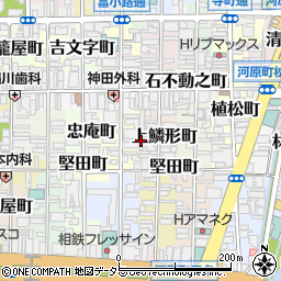 京都府京都市下京区上鱗形町515周辺の地図