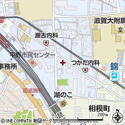 滋賀県大津市馬場3丁目14-3周辺の地図