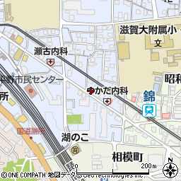 滋賀県大津市馬場3丁目13-32周辺の地図