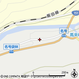 愛知県新城市名号丹野周辺の地図