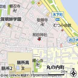 滋賀県大津市木下町7-13周辺の地図