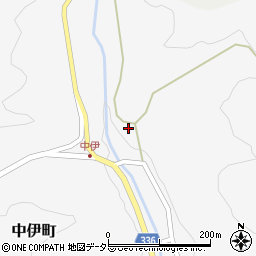 愛知県岡崎市中伊町片坂周辺の地図