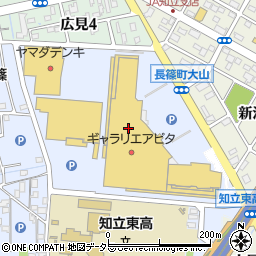 ギャラリエアピタ知立店　サンエトワール周辺の地図
