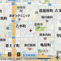 京都府京都市下京区大江町550周辺の地図