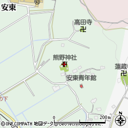 熊野神社周辺の地図