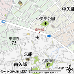 静岡県静岡市清水区南矢部581周辺の地図