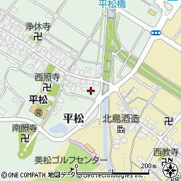 滋賀県湖南市平松205周辺の地図