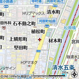 インターナショナルヨガセンター京都・京都ヨガ周辺の地図