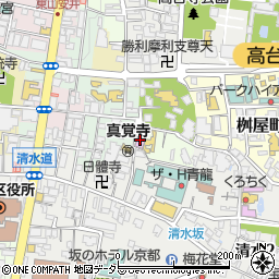 京都府京都市東山区八坂上町周辺の地図