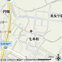 愛知県東海市加木屋町七本松19周辺の地図