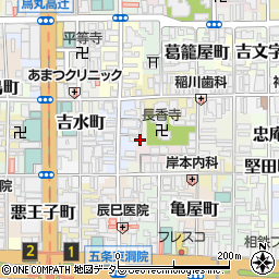 京都府京都市下京区樋之下町37-17周辺の地図