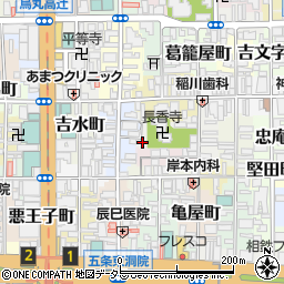 京都府京都市下京区樋之下町37-16周辺の地図