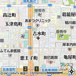 京都府京都市下京区吉水町周辺の地図