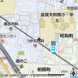 滋賀県大津市馬場3丁目9周辺の地図
