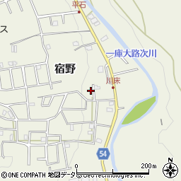 大阪府豊能郡能勢町宿野151-129周辺の地図