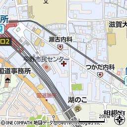 滋賀県大津市馬場3丁目15-6周辺の地図