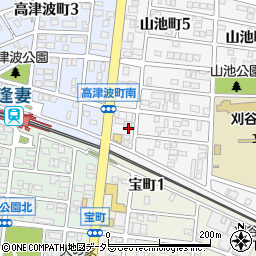 愛知県刈谷市山池町4丁目506周辺の地図