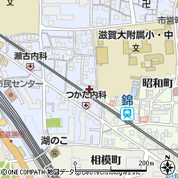 滋賀県大津市馬場3丁目9-18周辺の地図