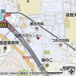 滋賀県大津市馬場3丁目15-5周辺の地図