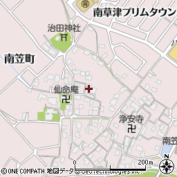 滋賀県草津市南笠町955周辺の地図