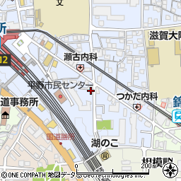 滋賀県大津市馬場3丁目15-7周辺の地図