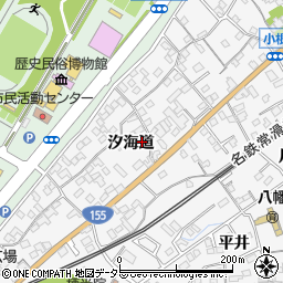 愛知県知多市八幡（汐海道）周辺の地図
