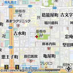 京都府京都市下京区樋之下町37-15周辺の地図
