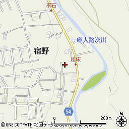 大阪府豊能郡能勢町宿野151周辺の地図