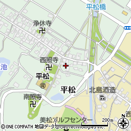 滋賀県湖南市平松208周辺の地図