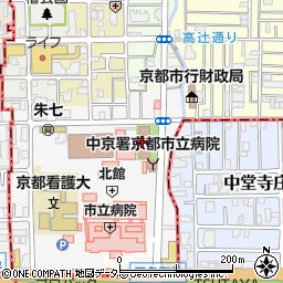 ローズライフ京都周辺の地図