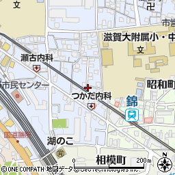 滋賀県大津市馬場3丁目9-16周辺の地図