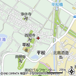 滋賀県湖南市平松210周辺の地図