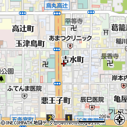 京都府京都市下京区五条烏丸町400周辺の地図