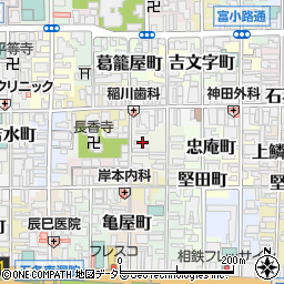 京都府京都市下京区樋之下町38周辺の地図