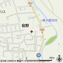 大阪府豊能郡能勢町宿野151-98周辺の地図