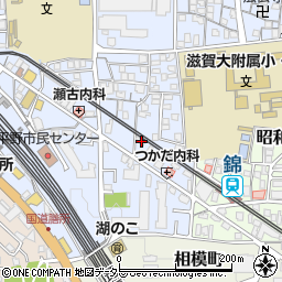 滋賀県大津市馬場3丁目13-3周辺の地図