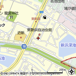 滋賀県草津市新浜町23周辺の地図