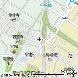 滋賀県湖南市平松203周辺の地図