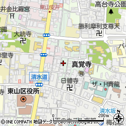 京都府京都市東山区星野町周辺の地図