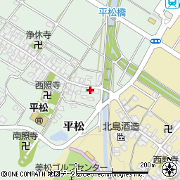 滋賀県湖南市平松204周辺の地図