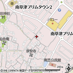 滋賀県草津市南笠町647周辺の地図