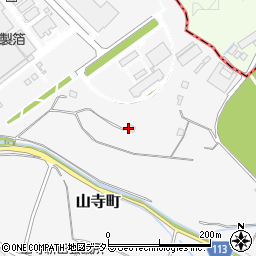 滋賀県草津市山寺町周辺の地図