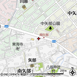 静岡県静岡市清水区南矢部557周辺の地図