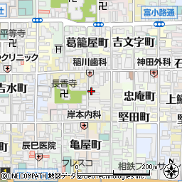 京都府京都市下京区樋之下町36-3周辺の地図