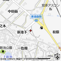 ファミリーマート東浦森岡南店周辺の地図