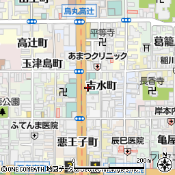 京都府京都市下京区五条烏丸町397周辺の地図