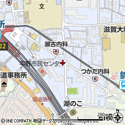 滋賀県大津市馬場3丁目15-4周辺の地図