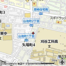 愛知県刈谷市矢場町4丁目122周辺の地図