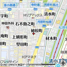 京都府京都市下京区植松町714周辺の地図